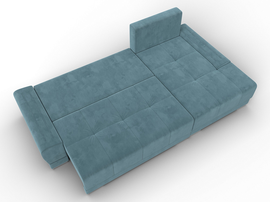 Диван угловой Лига-119 угол правый (seven 113 бирюзовый)