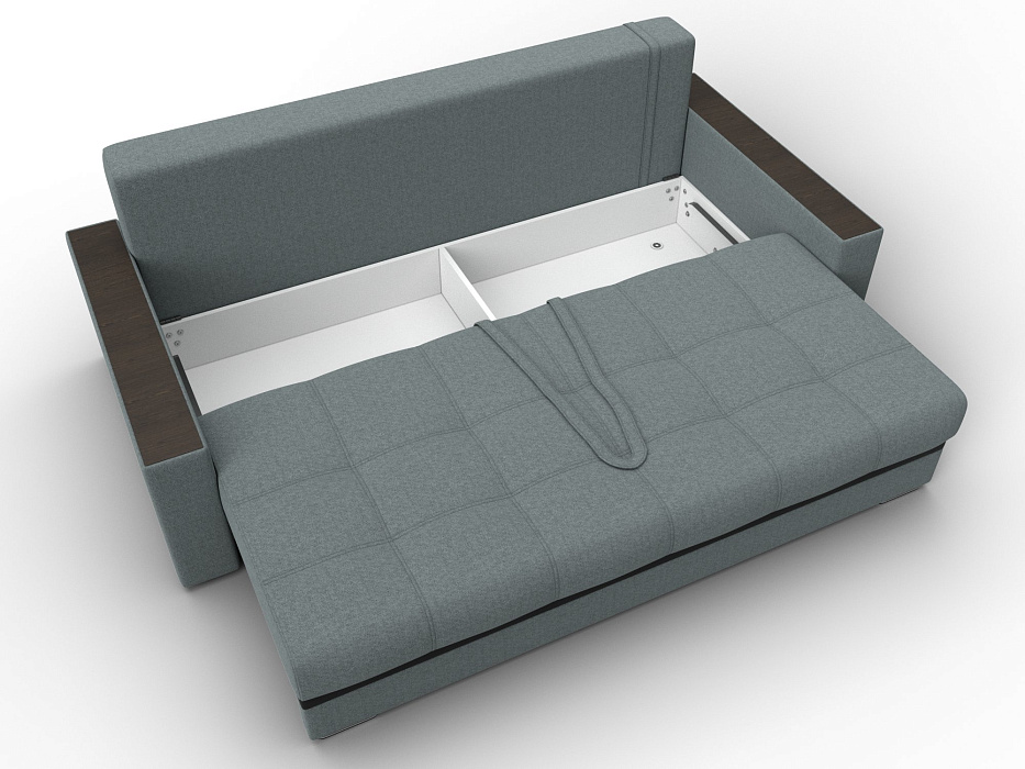 Диван прямой с декором Лига-096 НПБ фото в интернет-магазине Лига Диванов