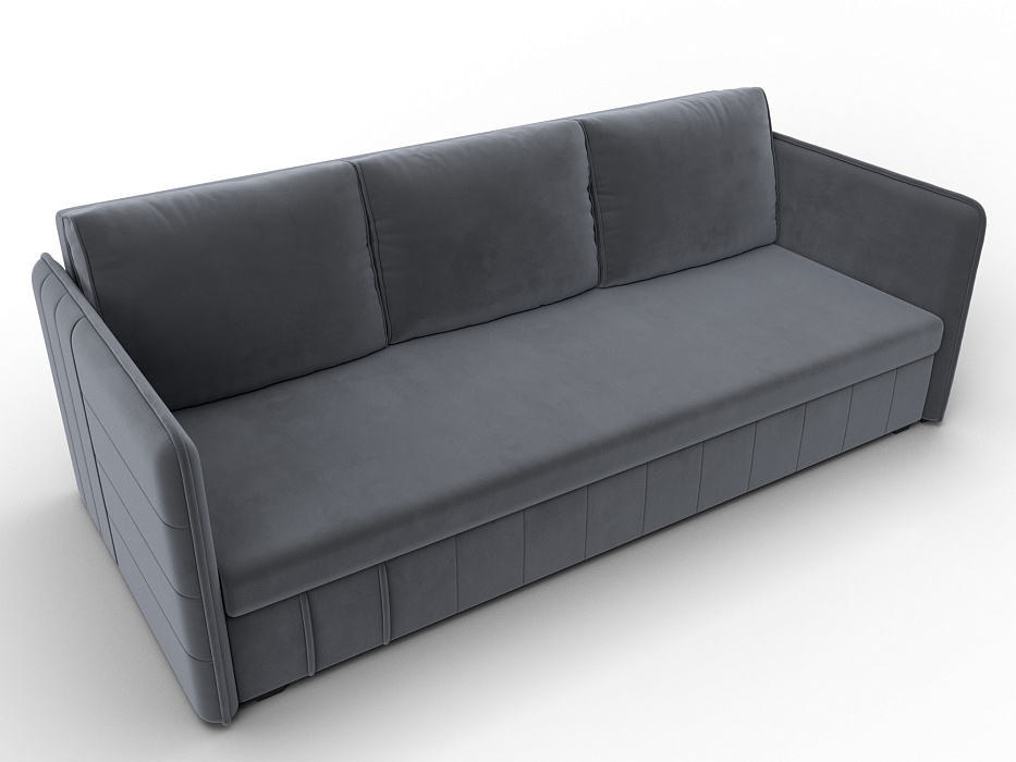 Диван прямой Слим (seven 17 серый)