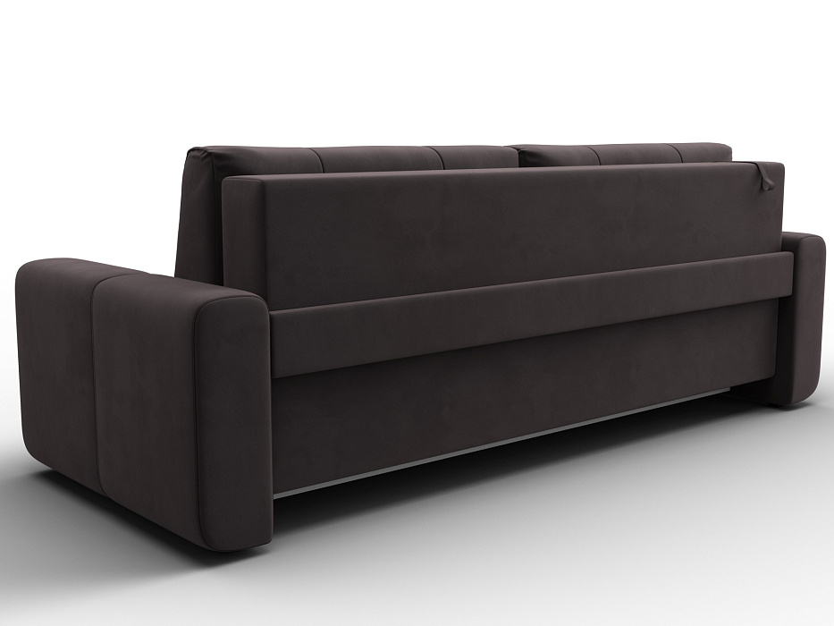 Диван прямой Лига-031 (seven 727 коричневый)