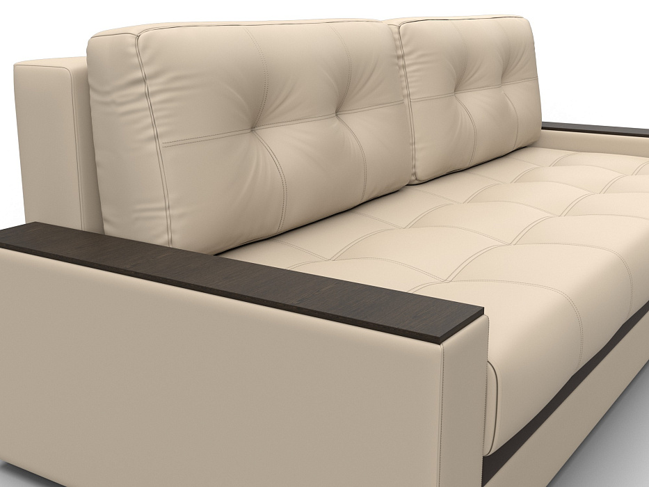 Диван прямой с декором Лига-096 НПБ фото в интернет-магазине Лига Диванов