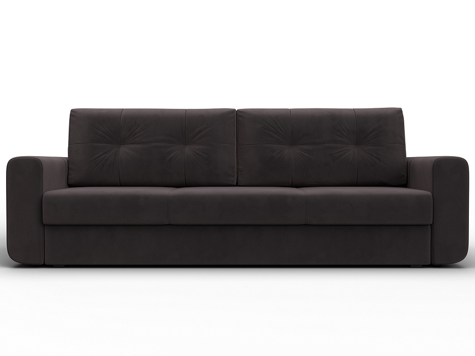 Диван прямой Лига-031 (seven 727 коричневый)