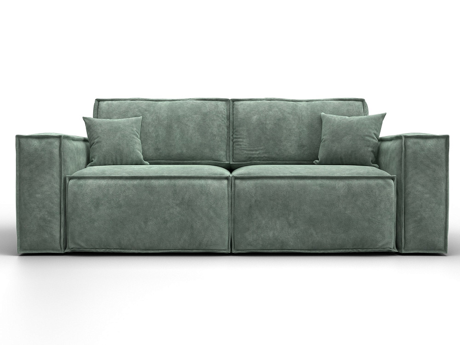 Диван прямой Лига-081 НПБ (brut 08 зеленый)