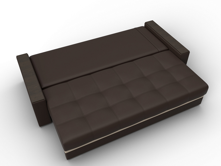 Диван прямой с декором Лига-096 НПБ фото в интернет-магазине Лига Диванов