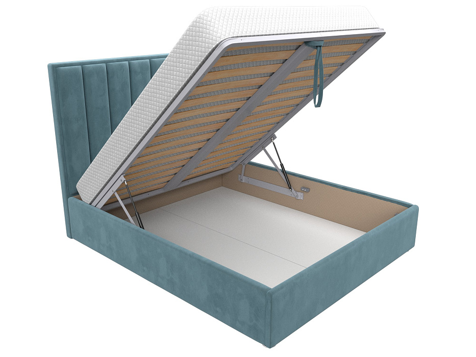 Кровать интерьерная Афродита 160 (seven 113 бирюзовый)