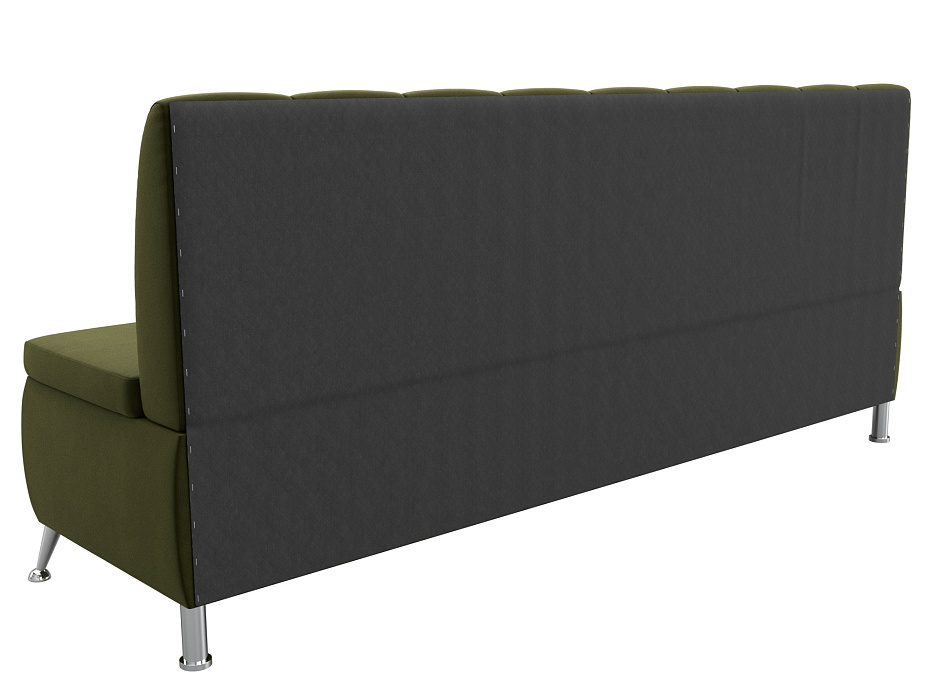 Диван кухонный прямой Кантри (зеленый)