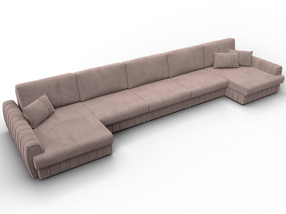 Диван П-образный Лига-057 НПБ МегаЛонг (tower 05 бежевый)