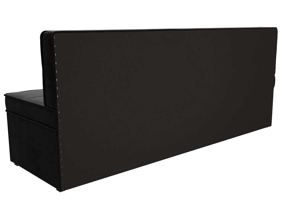 Диван кухонный прямой Техас (seven 35 черный)