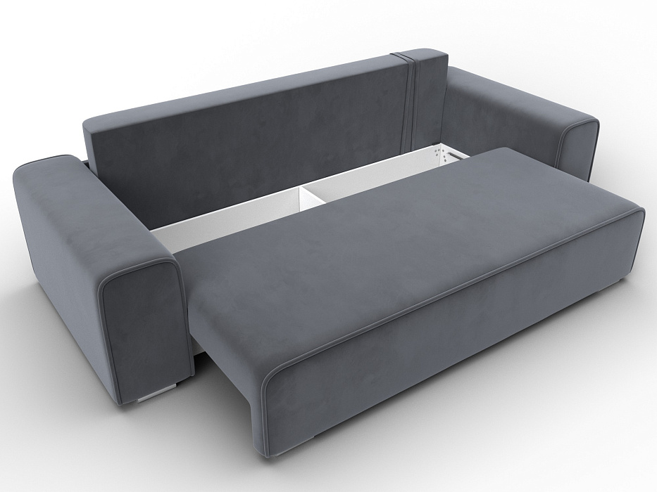 Диван прямой Лига-029 (seven 17 серый)