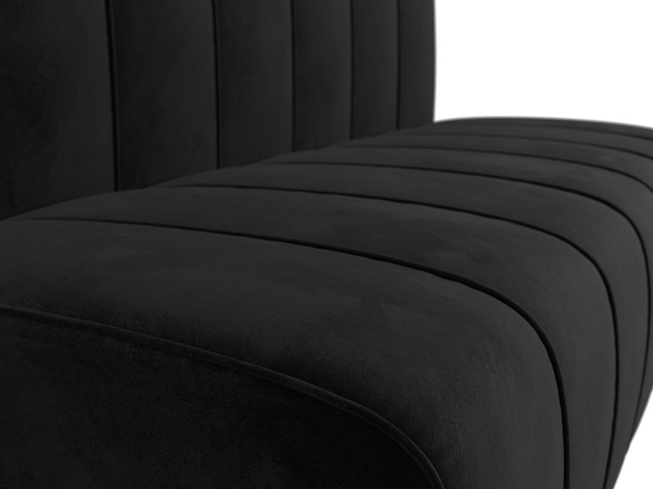 Диван кухонный прямой Ральф (seven 35 черный)