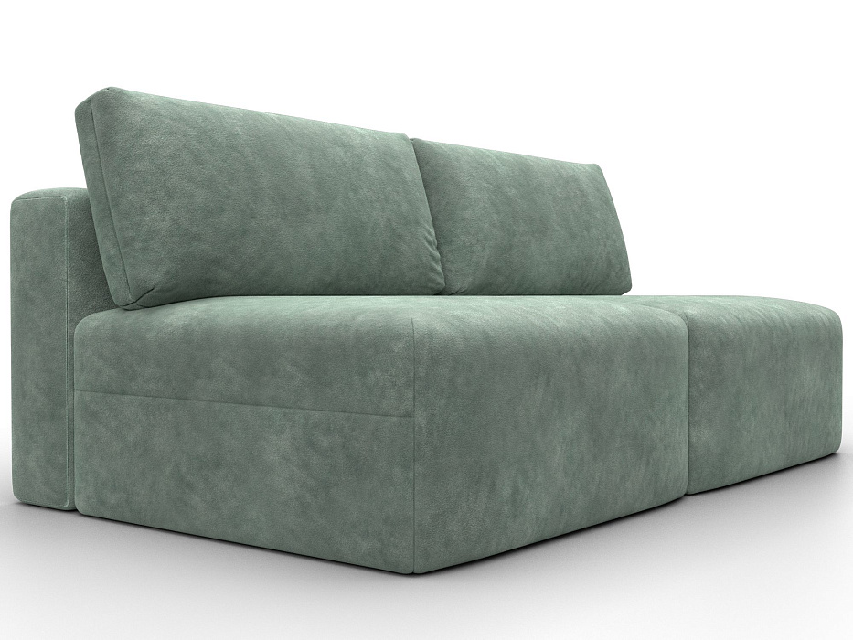 Диван прямой модульный Лига-060 НПБ (brut 08 зеленый)