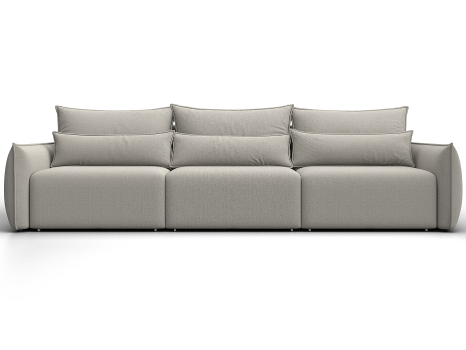 Диван прямой Лига-051 НПБ Лонг (амур 02 бежевый)