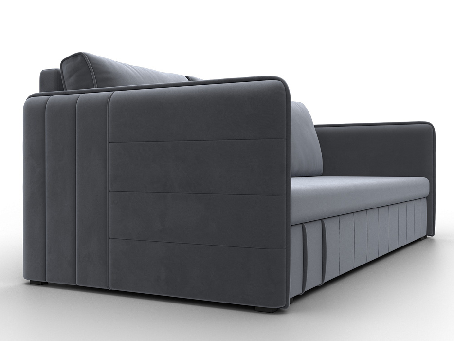 Диван прямой Слим (seven 17 серый)