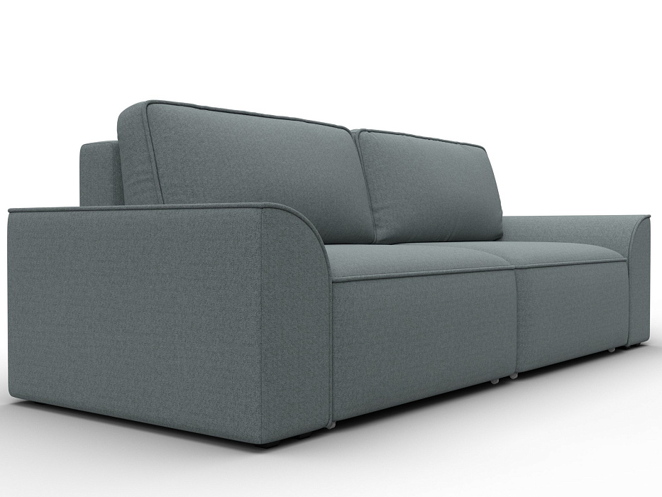 Диван прямой Лига-048 НПБ (амур 07 серый)