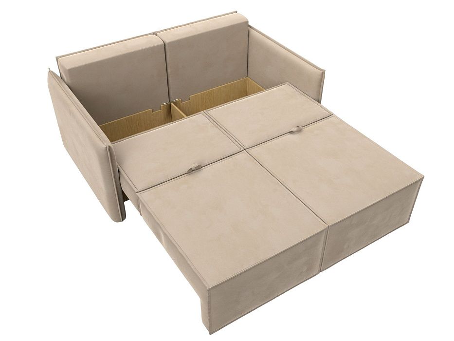 Диван прямой Либерти мини (seven 729 бежевый)