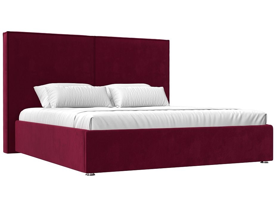 Интерьерная кровать Аура 180 (бордовый)