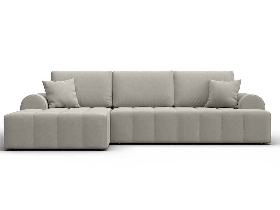 Диван угловой Лига-080 угол левый (амур 02 бежевый)