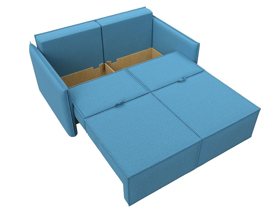 Диван прямой Либерти мини (амур 10 голубой)