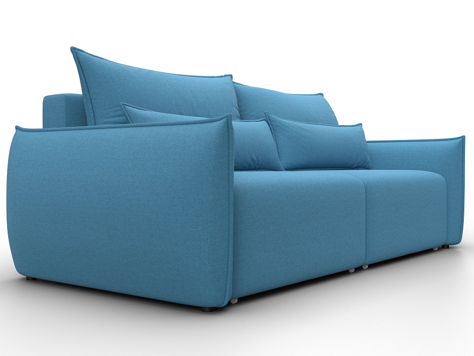 Диван прямой Лига-051 НПБ (амур 10 голубой)