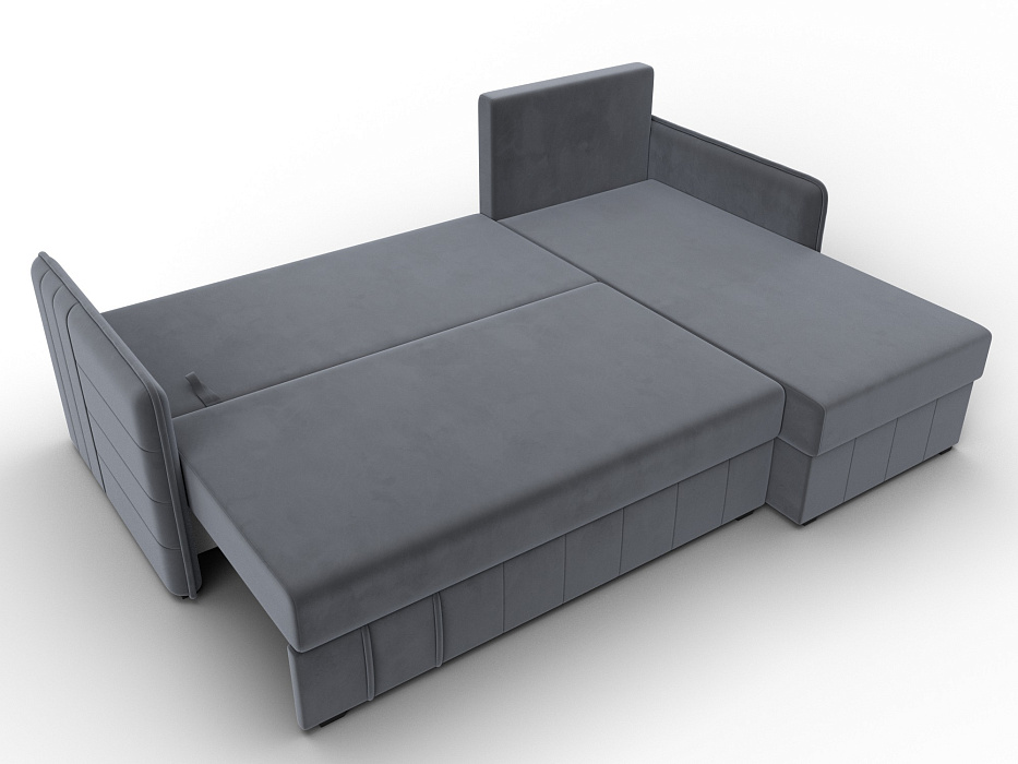 Диван угловой Слим угол универсальный (seven 17 серый)