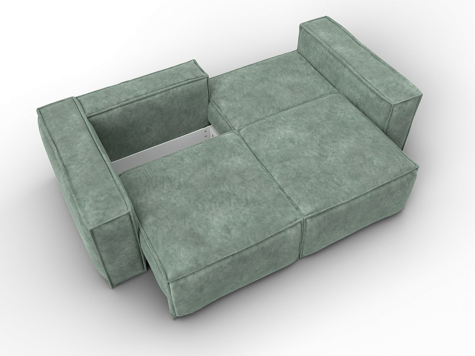 Диван прямой Лига-081 НПБ (brut 08 зеленый)