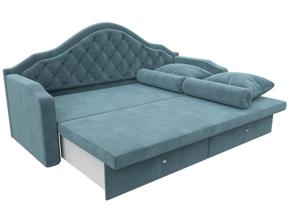 Диван детский прямой Сойер (seven 113 бирюзовый)
