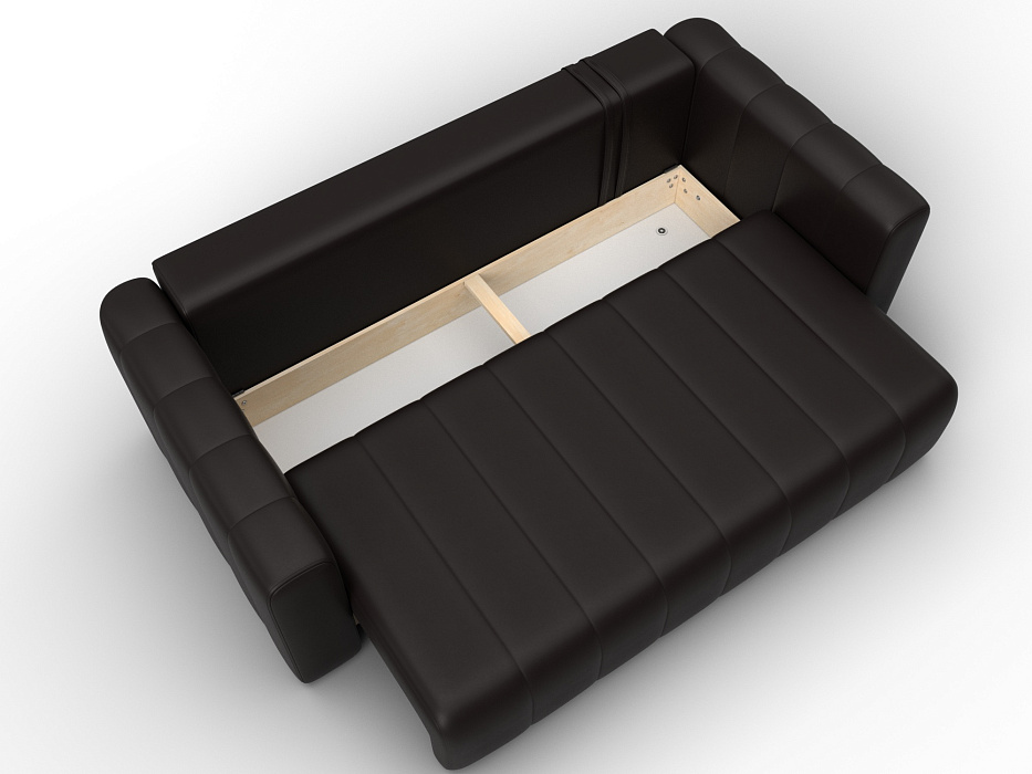 Диван прямой Лига-062 НПБ (grifon 12 коричневый)