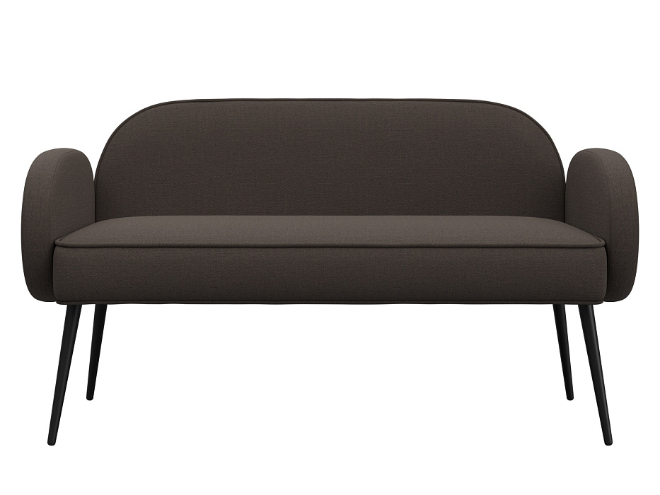 Диван прямой Лига-086 (рогожка амур 05 коричневый)