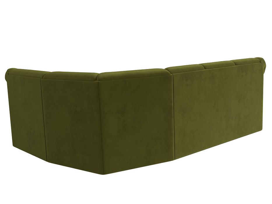 Диван угловой Карнелла правый угол (зеленый)