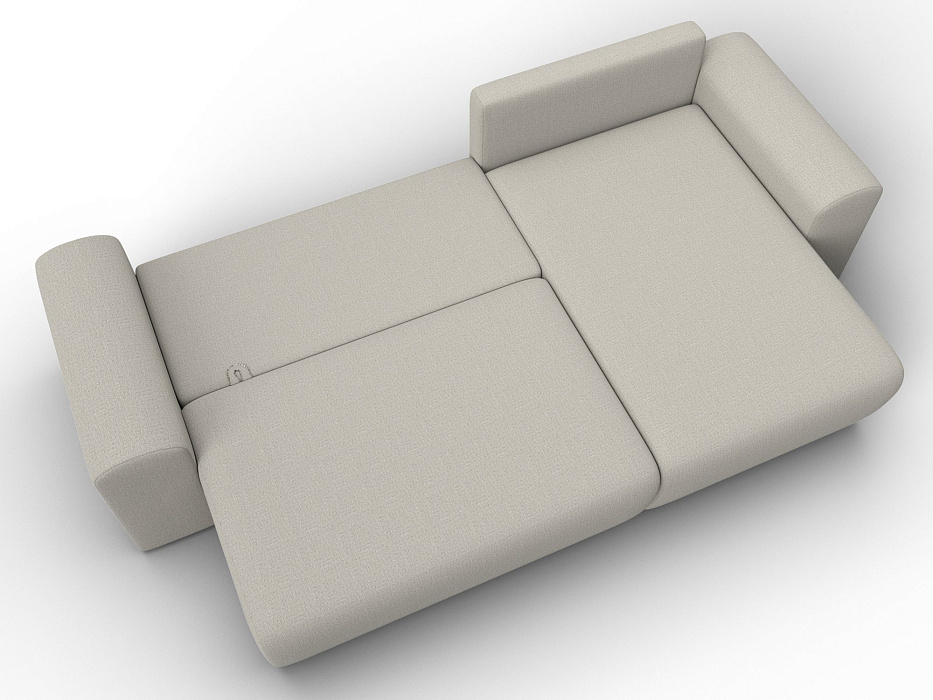 Диван угловой Лига-099 угол универсальный (амур 02 бежевый)