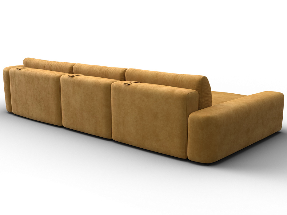 Диван угловой Лига-066 НПБ Лонг угол левый фото в интернет-магазине Лига Диванов