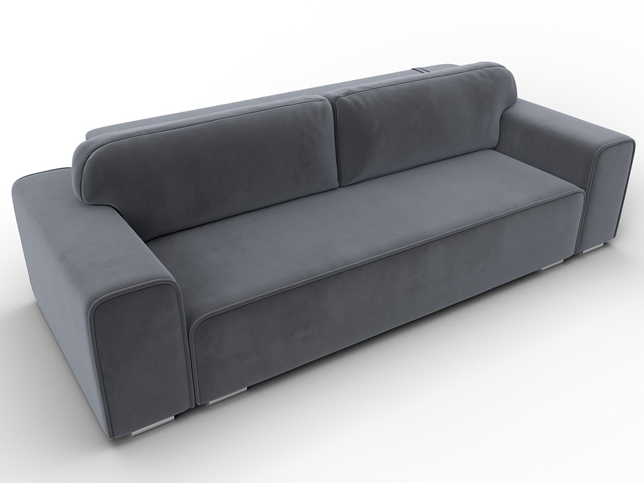 Диван прямой Лига-029 (seven 17 серый)