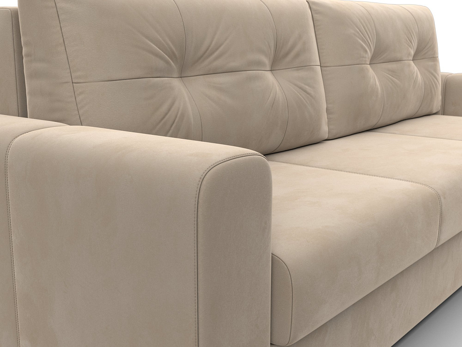 Диван прямой Лига-031 (seven 729 бежевый)