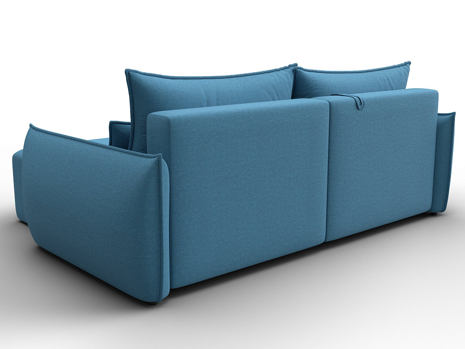 Диван угловой Лига-051 НПБ угол универсальный (амур 10 голубой)