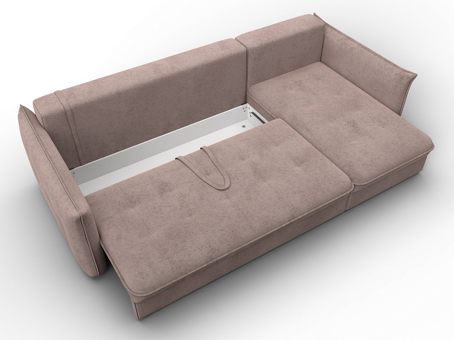 Диван угловой Лига-100 НПБ угол универсальный (tower 05 бежевый)