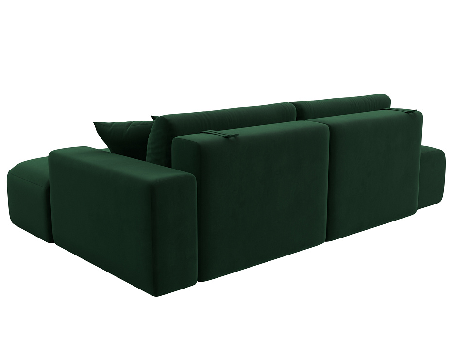 Диван угловой Лига-036 НПБ Модерн правый угол (seven 626 зеленый)