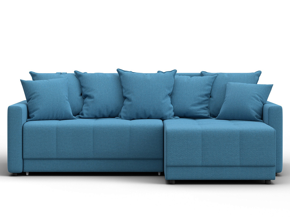 Диван угловой Лига-125 угол универсальный (амур 10 голубой)