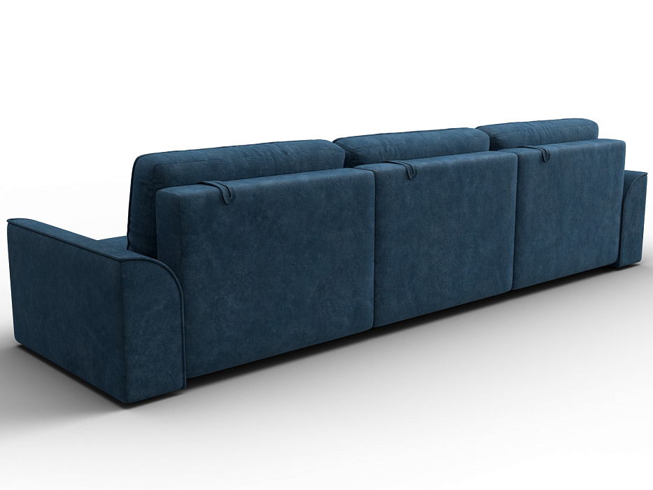 Диван прямой Лига-048 НПБ Лонг (brut 11 синий)