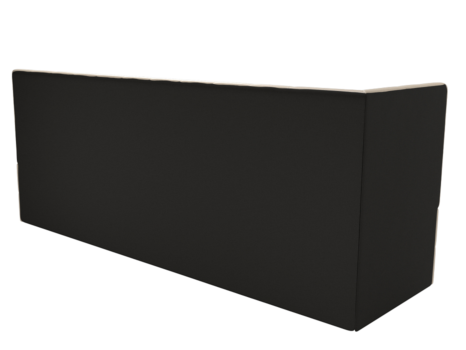 Диван кухонный прямой Бриз с углом слева (бежевый)