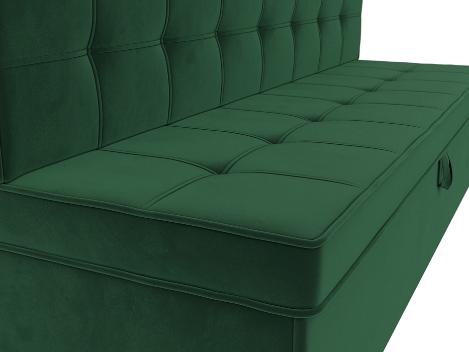 Диван кухонный прямой Техас (seven 626 зеленый)