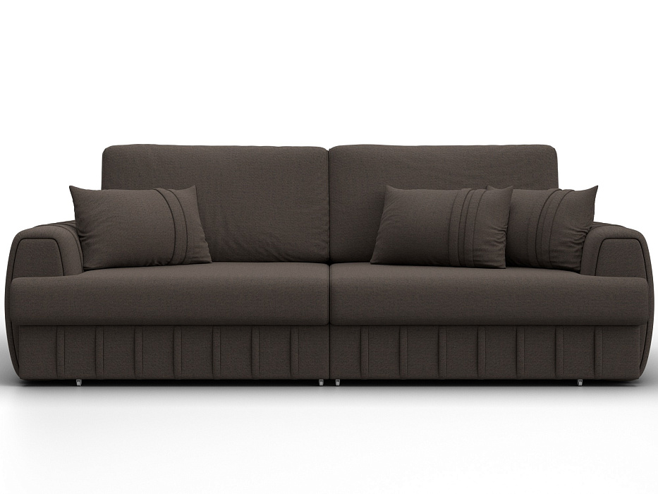 Диван прямой Лига-057 НПБ (амур 05 коричневый)