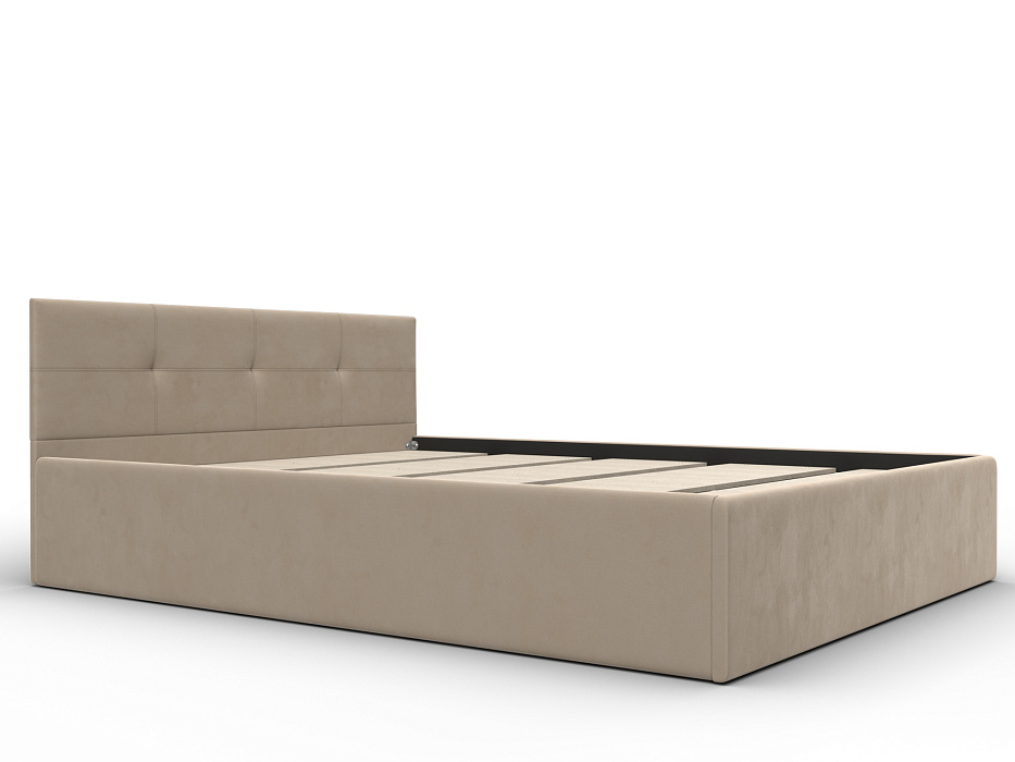 Кровать двухспальная Лига-127 (160) (seven 729 бежевый)