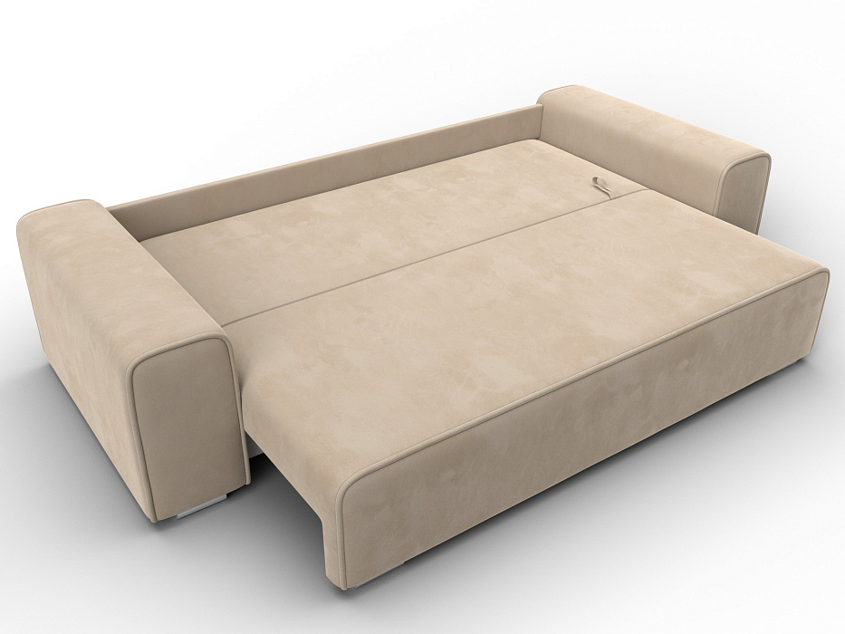 Диван прямой Лига-029 (seven 729 бежевый)