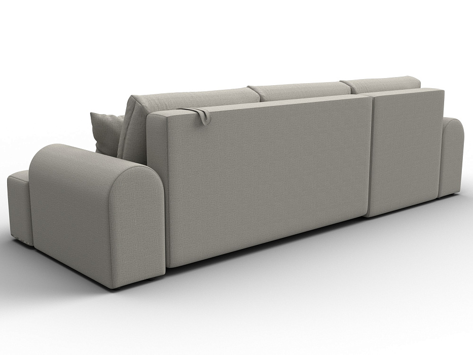 Диван угловой Лига-080 угол левый (амур 02 бежевый)