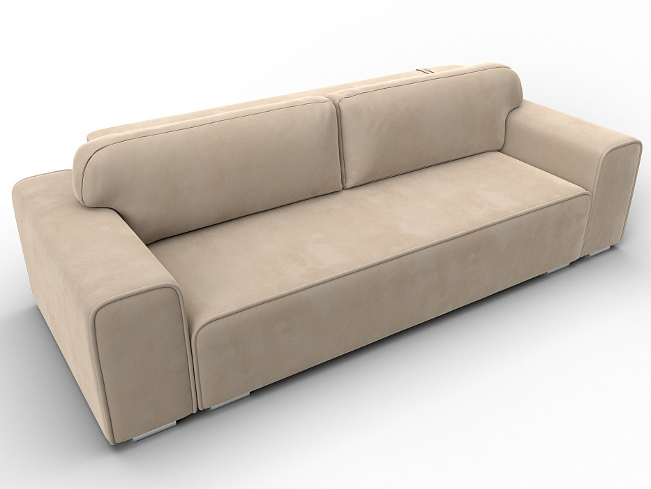 Диван прямой Лига-029 (seven 729 бежевый)
