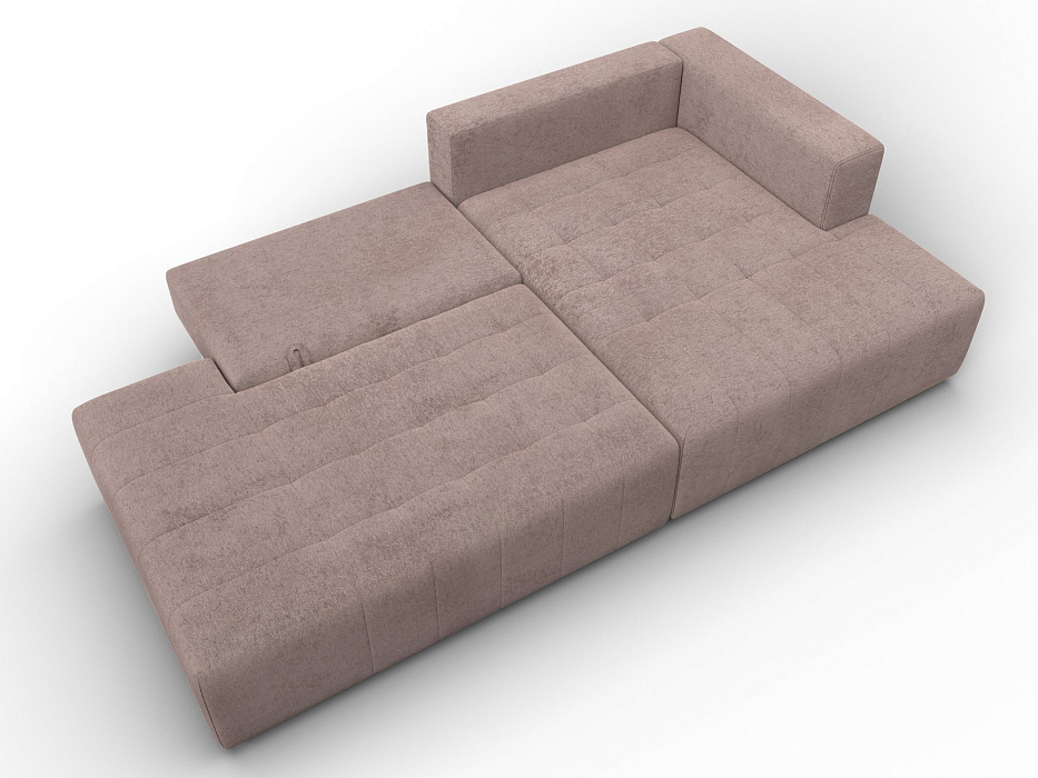 Диван угловой Лига-103 НПБ угол правый (tower 05 бежевый)