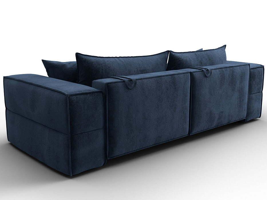 Диван прямой Лига-058 НПБ (tower 13 синий)