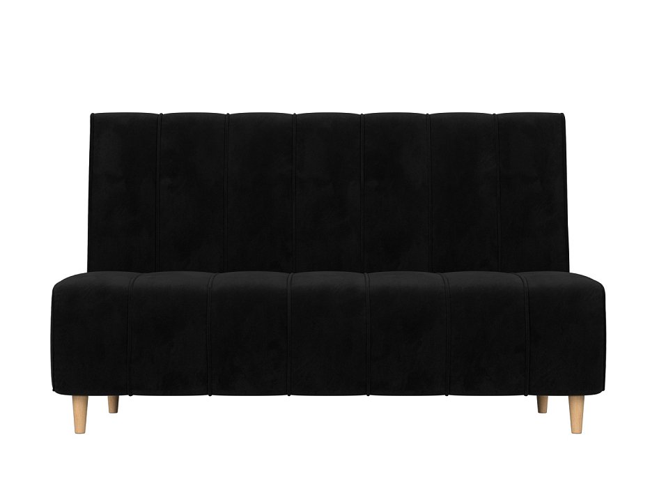 Диван кухонный прямой Ральф (seven 35 черный)