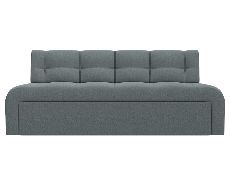 Диван кухонный прямой Люксор (амур 07 серый)