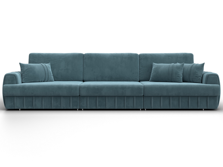 Диван прямой Лига-057 НПБ Лонг (seven 113 бирюзовый)